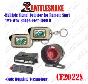 China Auto Alarms Systems 2 Way Paging Car Alarm with 2 LCD Remotes / Code Hopping Technology on sale 