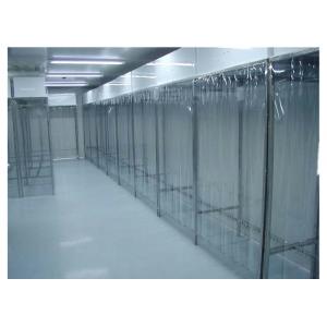 China Stainless Steel Class 100 Pharmacy Clean Room With PVC Plastic Curtain Wall supplier