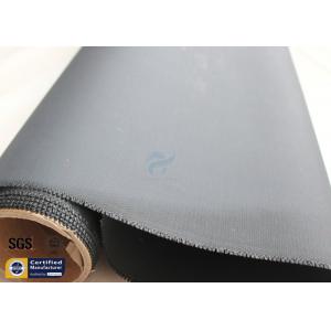 China Acrylic Coated Fiberglass Fire Blanket Cloth 530GSM 0.43mm Black 500℉ 39 50M supplier