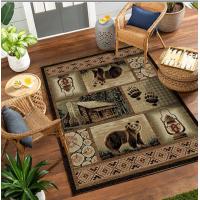 China North European Ancient Crystal Velvet Floor Carpets For Sofa Bedroom And Living Room Door on sale