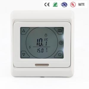 China 7 Day Programmable Underfloor Heating Room Thermostat Touch Screen Digital Control supplier