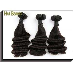 China 7A Grade Virgin Human Hair One Donor Cut From Young Girl , Healthy And Bouncy Egg Curl supplier