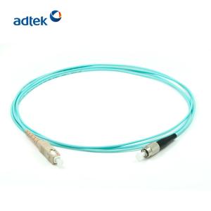 China OEM/ODM do cabo de fibra ótica OM3 LSZH Aqua Multimode da palavra simples 2.0mm de SC-FC/UPC supplier