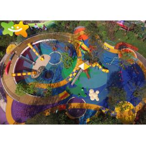 Children Outdoor Playground Plastic Slide Amusement Park Equipment In Residential Area