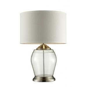 China ROHS Glass Round 120V Contemporary Glass Table Lamps supplier