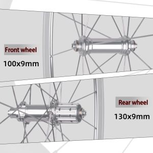 High-quality 700C Road Bicycle Wheelset Aluminum Alloy with 30mm V/C Brake Custom Logo Support Bike Wheelset