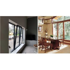 Front PVC Plastic Aluminium Doors And Windows Windproof Customized