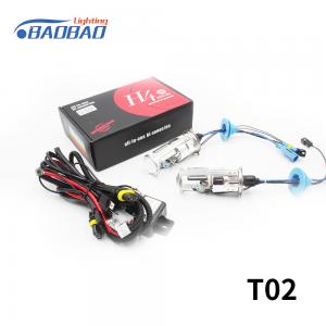 China T02 H4 bulb with lens 35w 55w car hid xenon conversion kit supplier