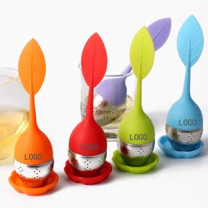 SS Leaf Silicone Tea Infuser Silicone Household Products Heat Resistance