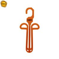 China Customized Logo Orange Plastic Hanger For Shoes/ Slippers on sale