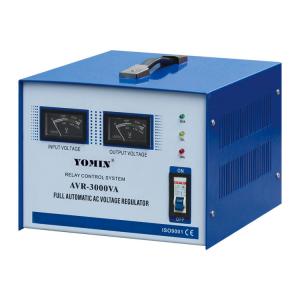 Single Phase Relay Type Stabilizer , Meter Display Electromechanical Control Stabilizer