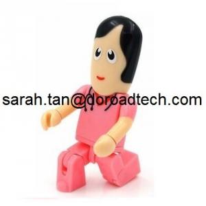 China Plastic Robot USB Flash Drives, Customized Figures Available supplier