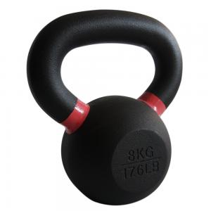 China Powder Coating Cast Iron Kettlebell with KG LB supplier