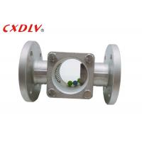 China SS321 Floating Ball Flanged Sight Glass With Pyrex ANSI150LB Flange Connection on sale
