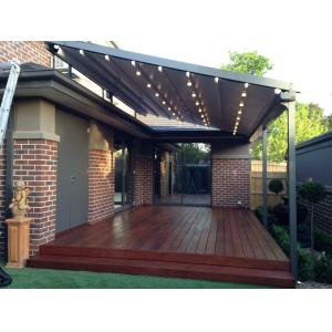 Aluminum Alloy Retractable Awning Waterproof PVC Retractable Patio Awning