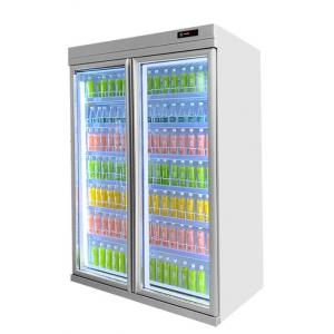 New Style Remote Cooling System R22 Commercial Beverage Showcase Upright Cooler