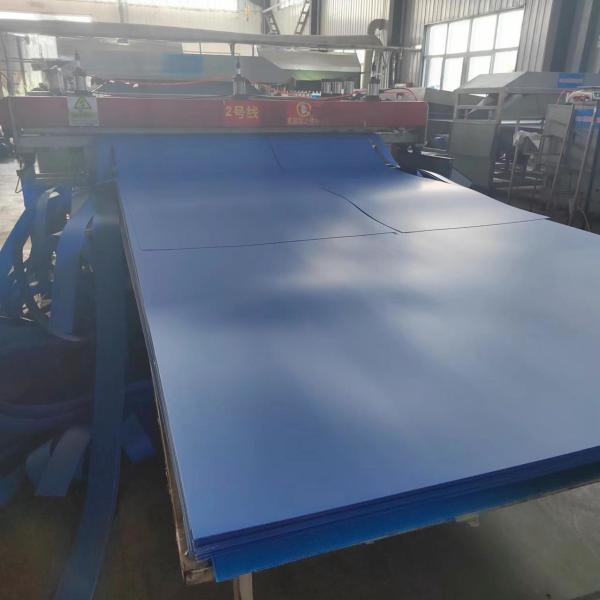 Blue Corrugated Plastic Sheet 1200mm Width Polypropylene Hollow Sheets Customized