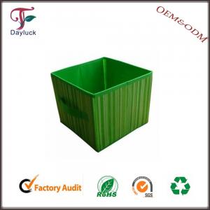 China Cardboard colorful fabric storage box supplier