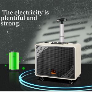 Wood Rechargeable Trolley Speaker With Bluetooth USB TF AUX In