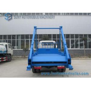 China 3 Ton- 4 Ton Yuejin small swing arm garbage truck 104 hp 2 axles supplier