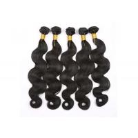 China 10A Natural Human Hair Extensions , Double / Triple Weft Virgin Indian Remy Hair on sale