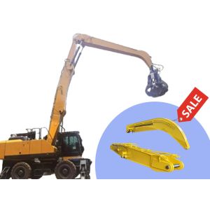 China Custom Material Handler Excavator Boom Arm For Grabbing Steel wholesale