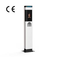 China AI 3D LCD Display Thermal Scanner Kiosk with Gel Dispenser Face Recognition on sale
