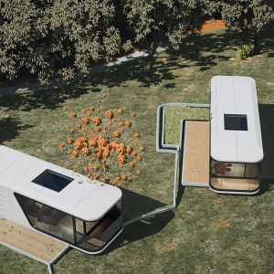 China Space Capsule House Modular Living System with Thermal Insulation wholesale