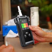 China Small Alcohol Breath Analyser With Printer LED Display Sensor on sale