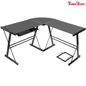 China Computer Modern Office Table L Shaped Corner Desk Commercial Office Furniture supplier