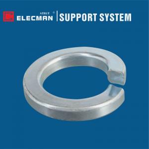 China Single Coil Spring Strut Fasteners Metric Lock Washers Galvanized Carbon Steel supplier