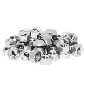China A2/A4 Stainless Steel Self-Locking Hex Nut with M6/M8/M10 Sizes for Vibration Resistance wholesale