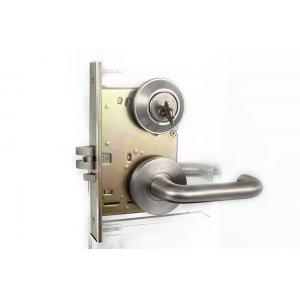 Stainless Steel Lever Handle On Rose High Security Door Locks For Classroom