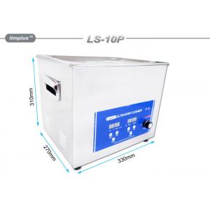 China 10 Liter Digital Ultrasonic Cleaner Machine Ultrasonic Cleaning Bath supplier