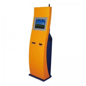 Intelligent 24 Hrs Check In Hotel Ticket Kiosk Machine System Self Checkout