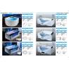 China Sophisticated Look Rectangular Whirlpool Tub Rectangle Jacuzzi Bathtub Customization wholesale