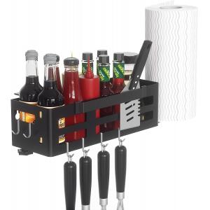 China Conveniently Hang BBQ Tools and Store Condiments with this Griddle Accessories Caddy supplier