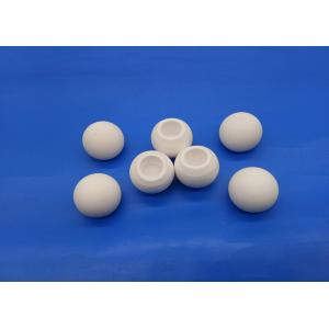 Machining 99.7% Alumina Hollow Bio Ceramic Polishing Balls / Zirconia Water Lined Ball Valve Parts