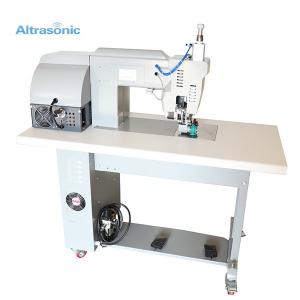 China Roller Sewing Ultrasonic Cutting Machine for Natural Feather Processing supplier