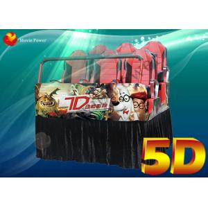 Professional Virtual Reality 5D Movie Theater Equipment Blow Water To Face
