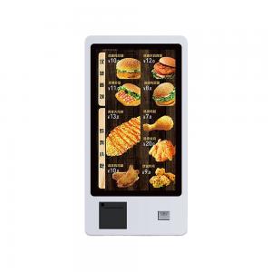 Bimi 32 inch Self-Serve Touch Screen Kiosk with Printer QR Barcode Scanner Wall Mount