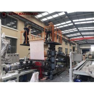 China PLC Control PVC Plastic Sheet Production Line With Electric - Magnetic Heater supplier