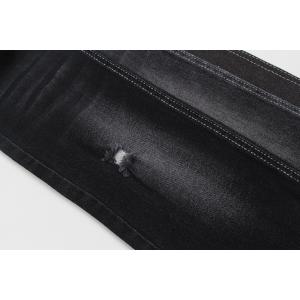 High Elastic 11.5Oz Denim Fabric Black Color With White Backside Roll For Man Jeans