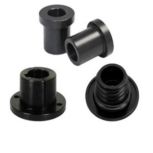 Black Practical CNC Plastic Machining , Antiwear Custom Machined Plastic Parts