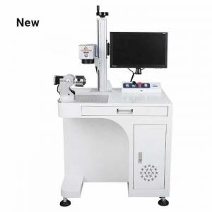 China JPT Fiber Laser Marker Machine for Metal Ring Sliver Jewelry Plastic ABS MC supplier