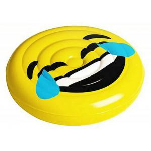Giant Facial Expression Emoji Island Laugh Cry Inflatable Swimming Pool Float Raft