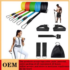 1.2m Natural Latex Pull Rope Elastic Resistance Bands 11 Pcs Set