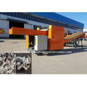 China Gloves Waste Shredder Machine Rubber / Plastic / Knitting / Protection / Gloves Cutting supplier