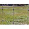 Galvanized 5 FT Fixed Knot Woven Wire , Livestock Wire Fencing Panels