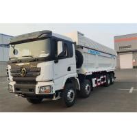 China SHACMAN 8x4 440HP EuroV Heavy Dump Truck White 20 - 30 Tons Tipper Dump Truck on sale